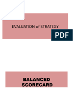 EVALUATION Using Balance Score Card & SIX SIGMA