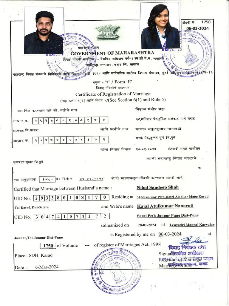 Marriage visual data 5