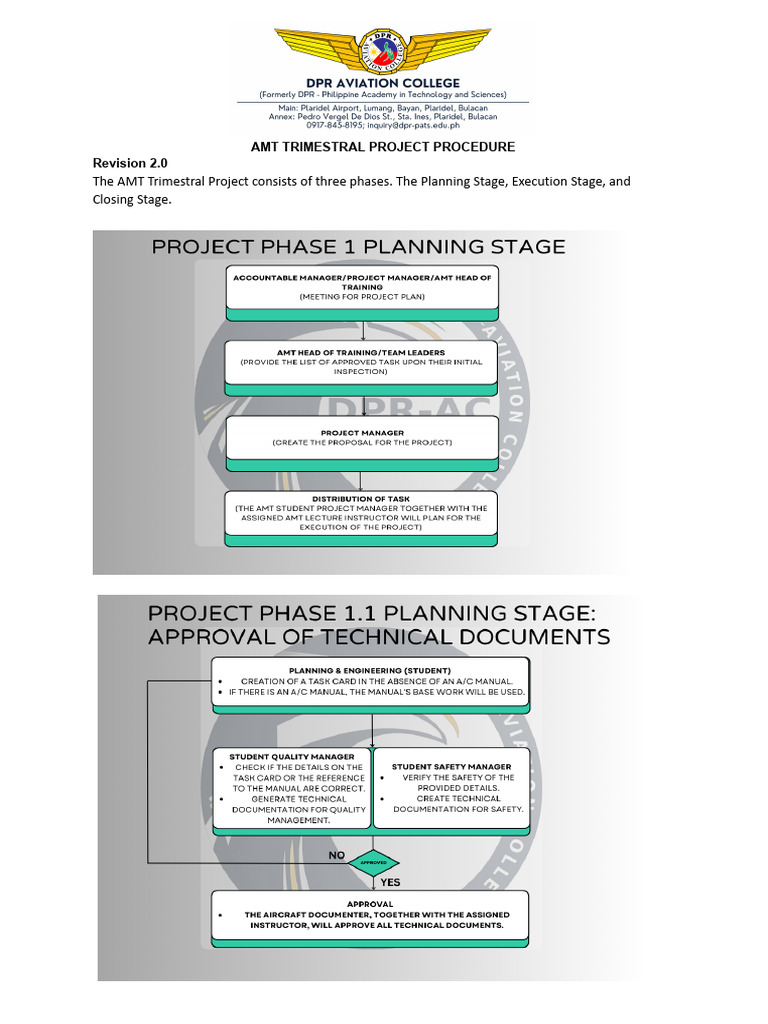 Amt Project Procedure Rev. 2 | PDF