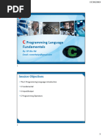 C Programming Language Fundamentals