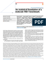 Reply To: On The Statistical Foundation of A Recent Single Molecule FRET Benchmark