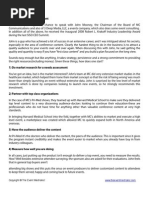 How to build first class content
