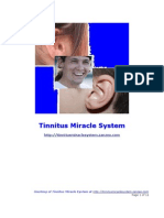 Tinnitus Treatment Suggestions