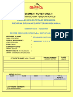 Assessment Cover