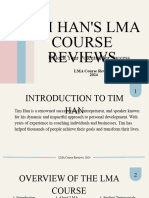 Tim Han LMA Course Reviews