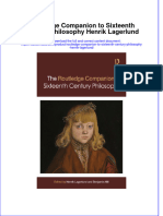 Textbook Ebook Routledge Companion To Sixteenth Century Philosophy Henrik Lagerlund All Chapter PDF