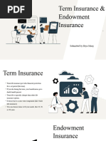 Term Ins v. Endowment Insurance - PPT (Insurance)