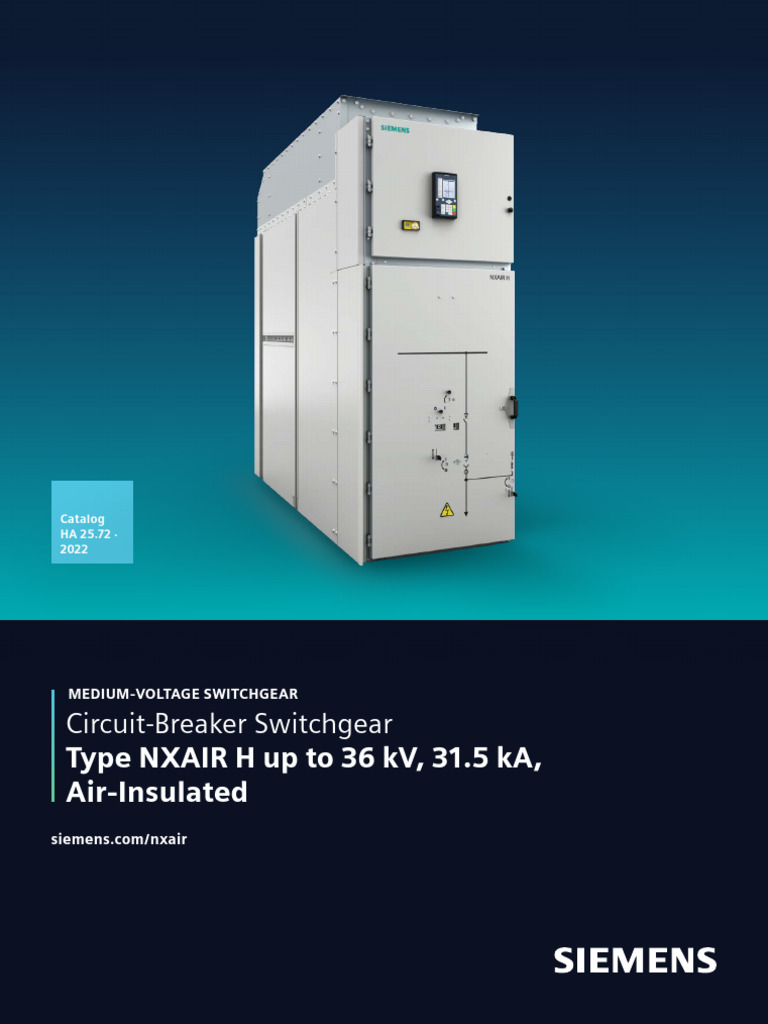 Siemens NXAIR H Switchgear Catalog 2022 | PDF | High Voltage | Switch