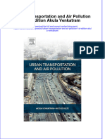 Textbook Ebook Urban Transportation and Air Pollution 1St Edition Akula Venkatram All Chapter PDF