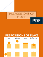 8 Prepositions of Place