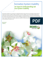 Orchard White Paper LIS Usability