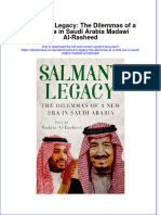 Textbook Ebook Salmans Legacy The Dilemmas of A New Era in Saudi Arabia Madawi Al Rasheed All Chapter PDF