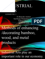 TLE 6 PPT Q3 - Methods of Enhancing Decorating Bamboo, Wood, and Metal Products