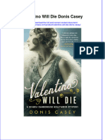 Textbook Ebook Valentino Will Die Donis Casey All Chapter PDF