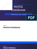 Pert 15 - Restore Database