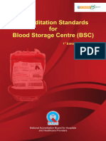 Blood Storage Centre Standards Edition 1