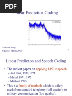 Download S4LinearPredictionCoding2009 by Da Max Gsd SN72828025 doc pdf
