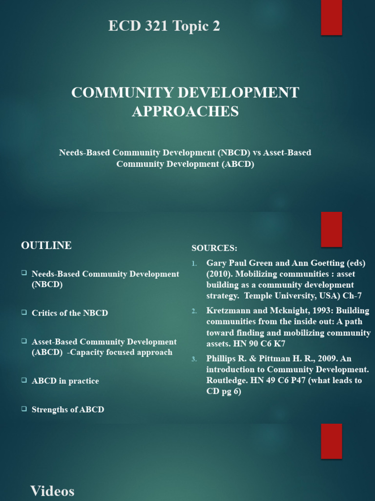 NBCD vs ABCD in Community Development | PDF | Capital (Economics ...