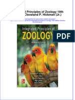 Textbook Ebook Integrated Principles of Zoology 19Th Edition Cleveland P Hickman JR All Chapter PDF