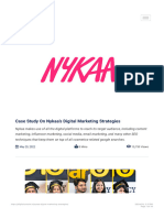 Nykaa's Digital Marketing Strategies - Case Study