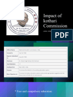 Impact of Kothari Commission