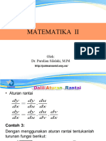 Pt-6 Dalil Rantai, Turunan Tingkat Tinggi