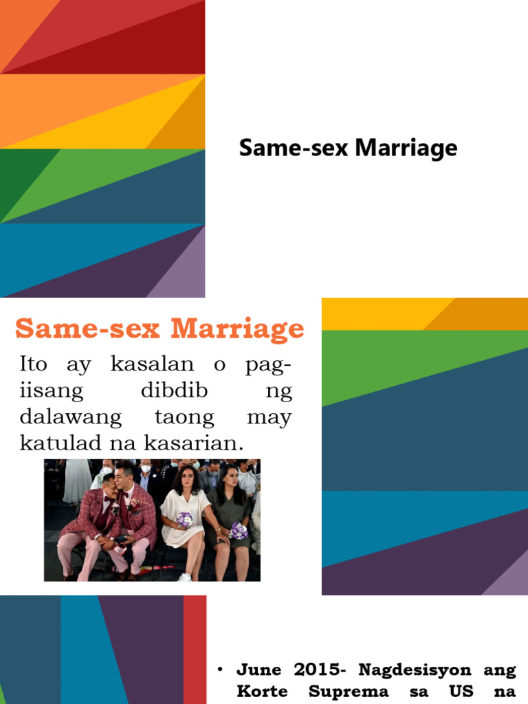 Same Sex Marriage | PDF