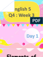 English 5 - PPT - Week 3 - Q4