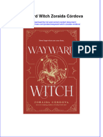 Textbook Ebook Wayward Witch Zoraida Cordova All Chapter PDF