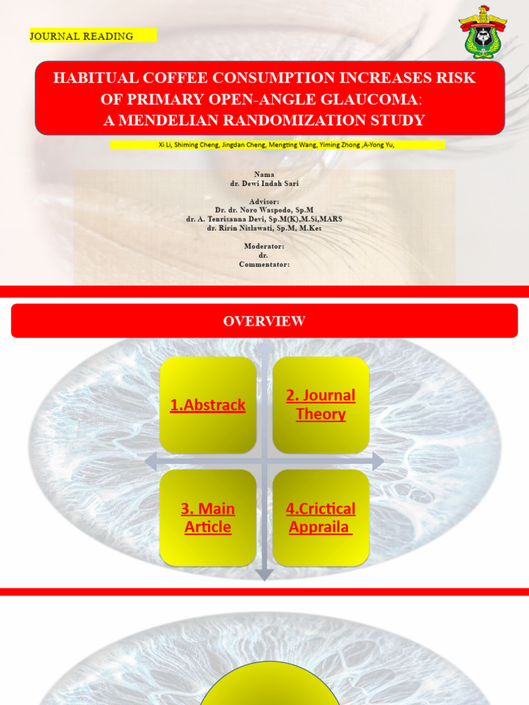 Coffee Consumption and Glaucoma Risk | PDF | Single Nucleotide ...
