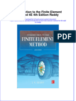 Textbook Ebook Introduction To The Finite Element Method 4E 4Th Edition Reddy All Chapter PDF