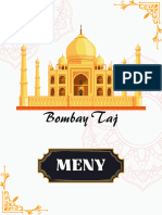 Bombay Taj Full Menu 131