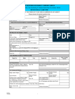 Motor Vehicle Claim Form: The New India Assurance Company Limited