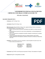 Em Pacientes Críticos Com SRAG e Indicação de UTI