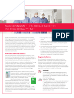 Maintaining Safe HealthCare Fact Sheet