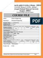 Course File or N
