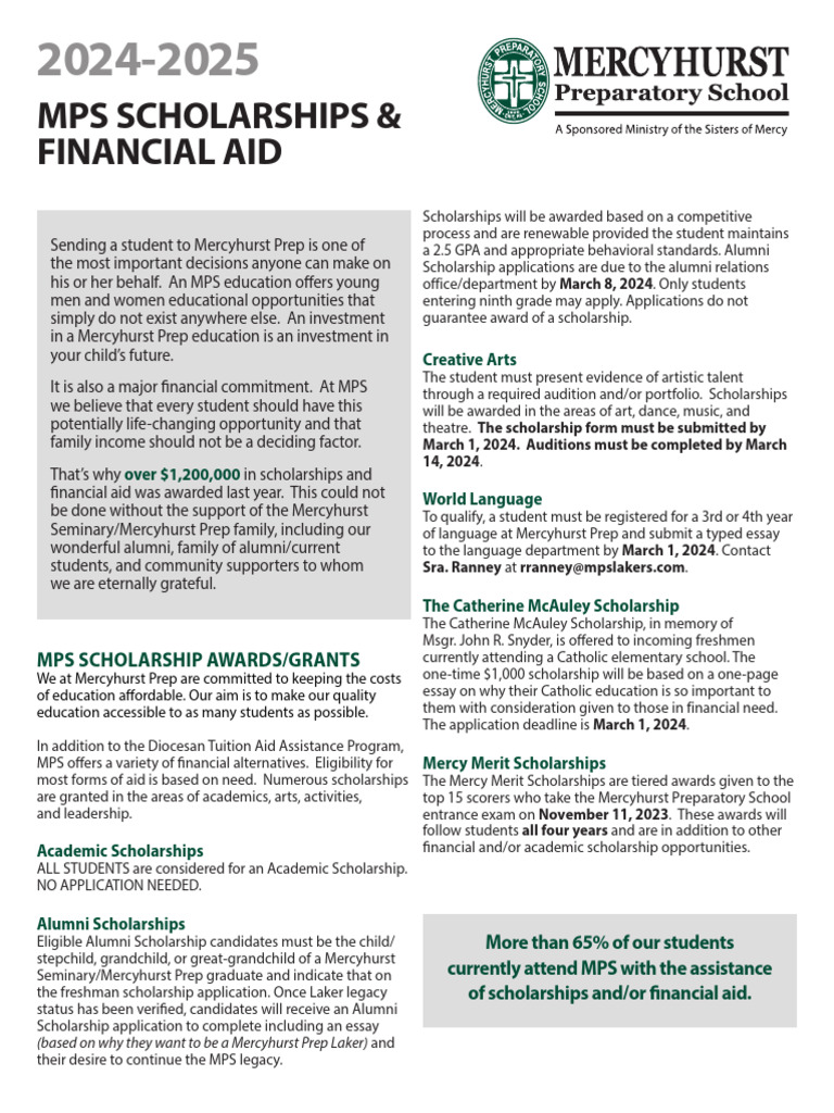 Scholarships Financialaid | PDF | Student Financial Aid In The United ...