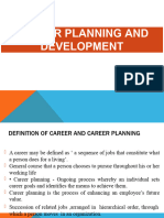 Career Planningand Development