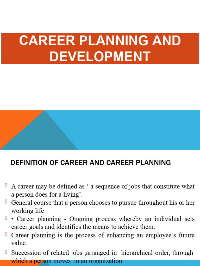 Career Planningand Development | PDF | Goal | Motivational