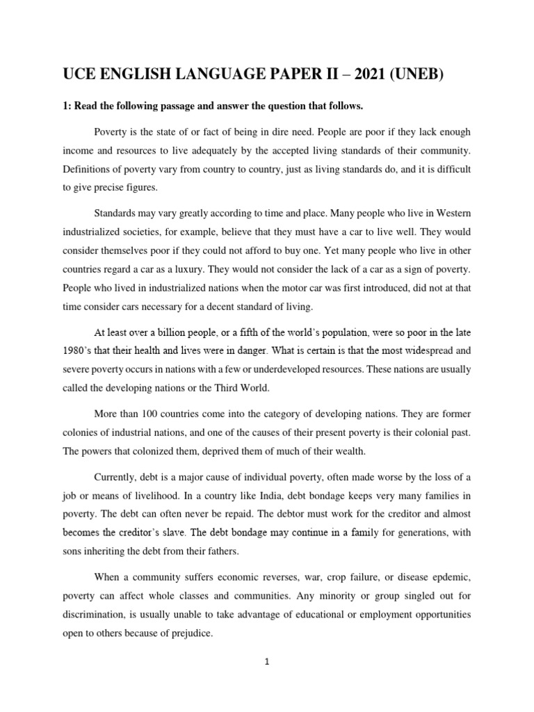 Effects of Poverty on Society | PDF | Poverty | Poverty & Homelessness