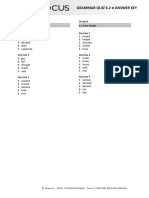 Focus1 2E Grammar Quiz Unit6 2 GroupA B ANSWERS