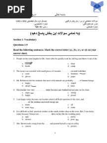 ‎⁨سوالات زبان انگلیسی پیش دانشگاهی ترکیبی 231224 075710⁩