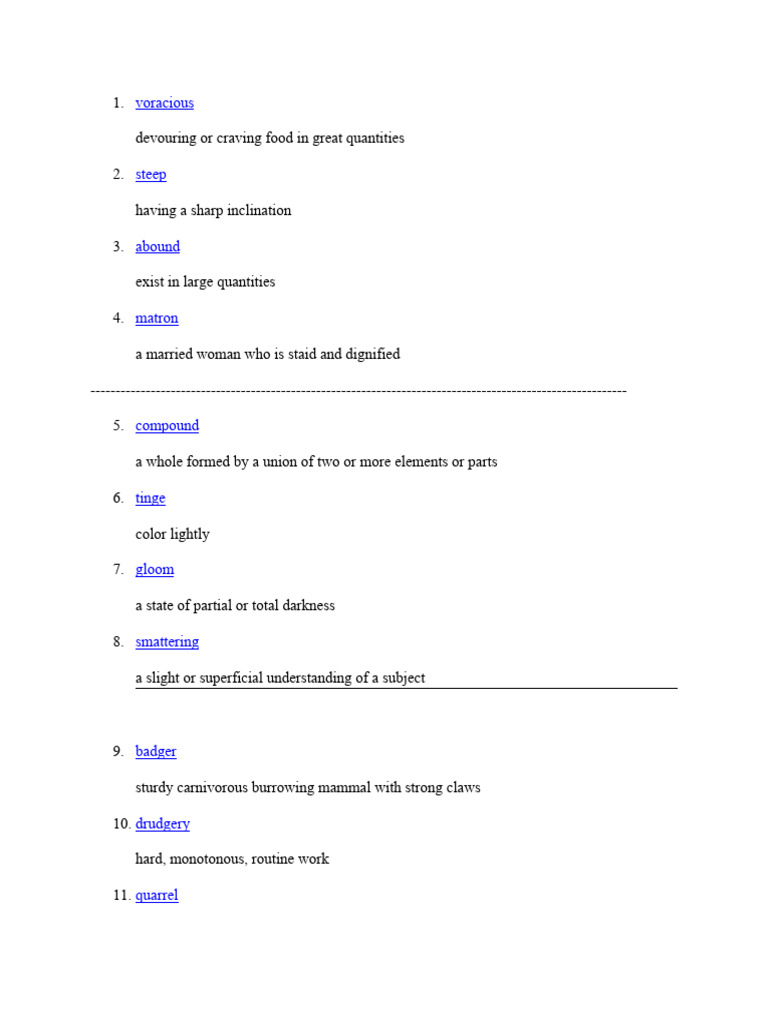 Voracious | PDF