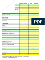 Budget Developpement de Projets FR