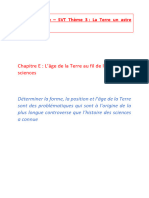 Cours - L'Histoire de L'âge de La Terre