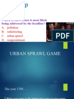 Urban Sprawl Game