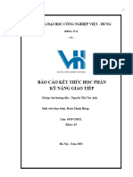 báo cáo kỹ năng giao tiếp