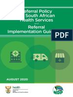 National Referral Policy For SA Health Services and Implementation Guidelines Aug 2020