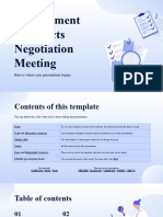 Employment Contracts Negotiation Meeting by Slidesgo