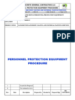 DRC 000 16540 0039 01 Personal Protective Equipment Procedure